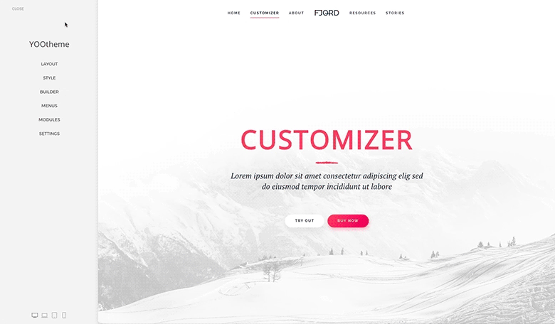 Animated Gif YOOtheme Pro Style Editor