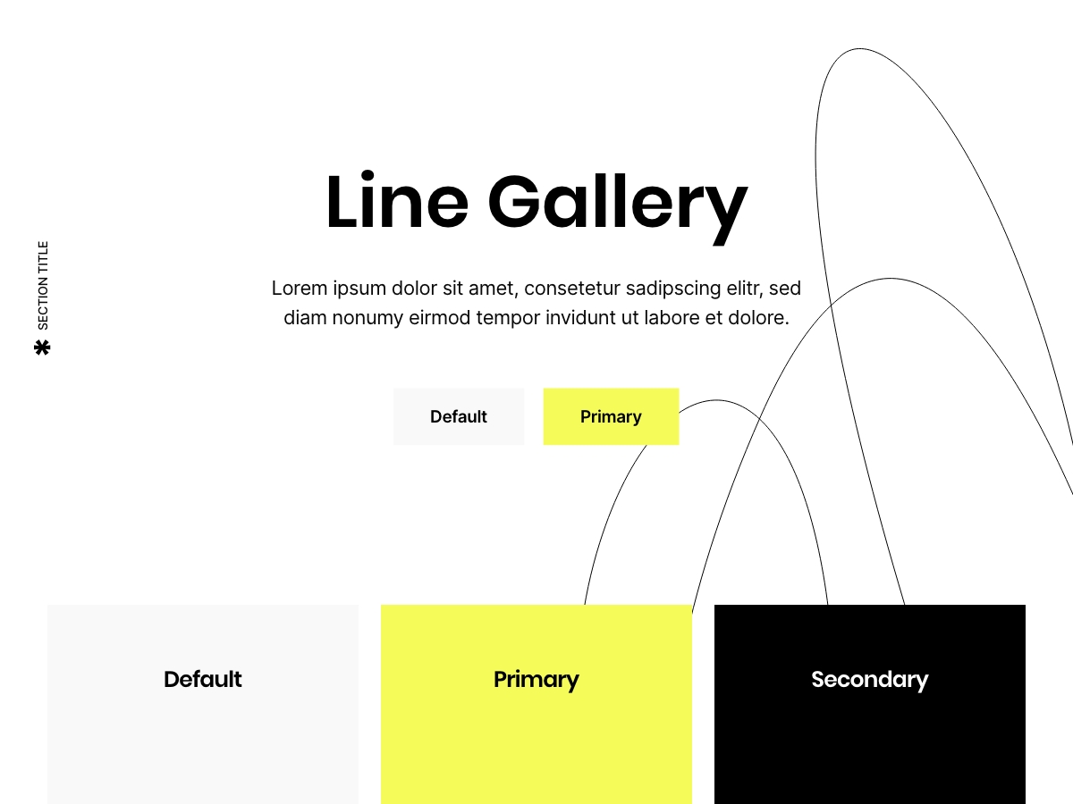 Line Gallery Style